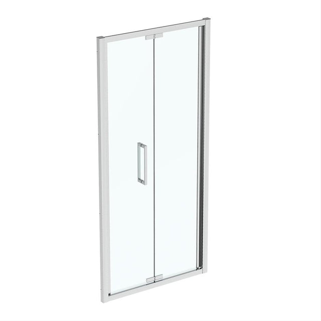 Ideal Standard I.life Infold Door W/ Idealclean Clear Glass 1000mm - Bright Silver Finish - T4929EO - TAP 'N' SHOWER