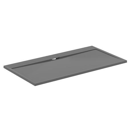 Ideal Standard i.life Ultra Flat 1700mm x 900mm Shower Tray - Concrete Grey - T5239FS - TAP 'N' SHOWER