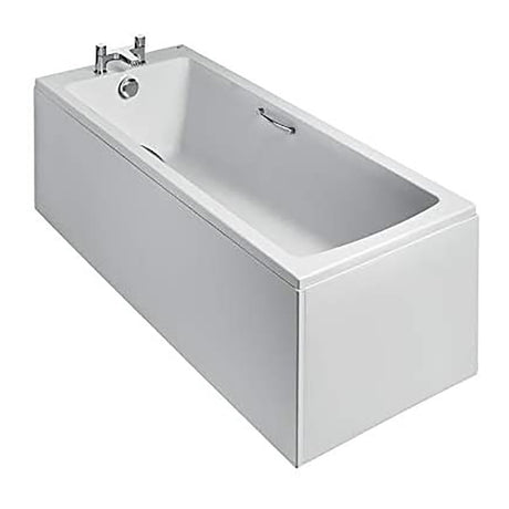 Ideal Standard Tempo Arc White 0TH Bath with Grips 1700mm x 700mm - E155801
