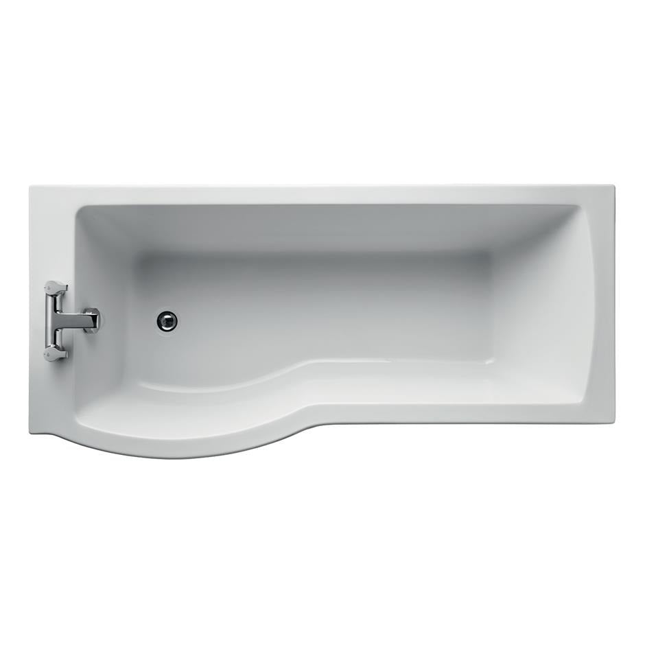 Ideal Standard Tempo Arc Shower Bath Idealform Plus 170cm x 80cm - White - E257601