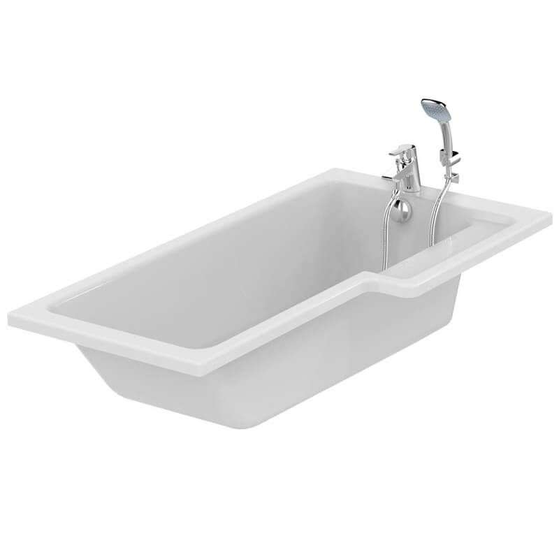 Ideal Standard Tempo 1700mm x 700mm/850mm Right Handed 0 Tap Hole Cube Shower Bath - E259401
