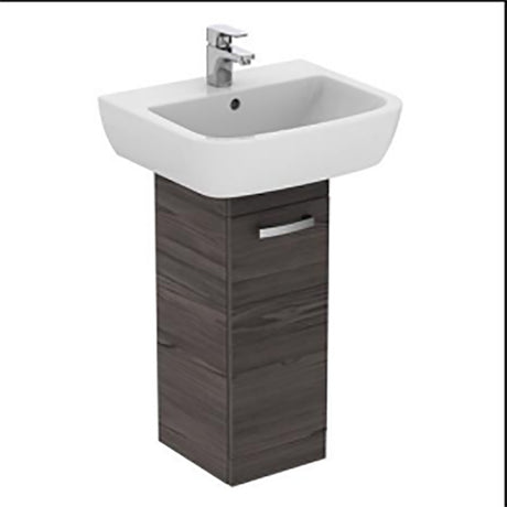 Ideal Standard Tempo Pedestal Basin Unit 400x300mm 1 Door - Sandy Grey - E3259SG - TAP 'N' SHOWER