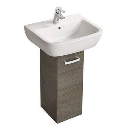 Ideal Standard Tempo Pedestal Unit and Basin Pack 550mm - White - E0775WG - TAP 'N' SHOWER