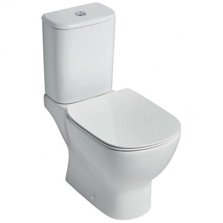 Ideal Standard Tesi White Close Coupled Aquablade Pan - T356401