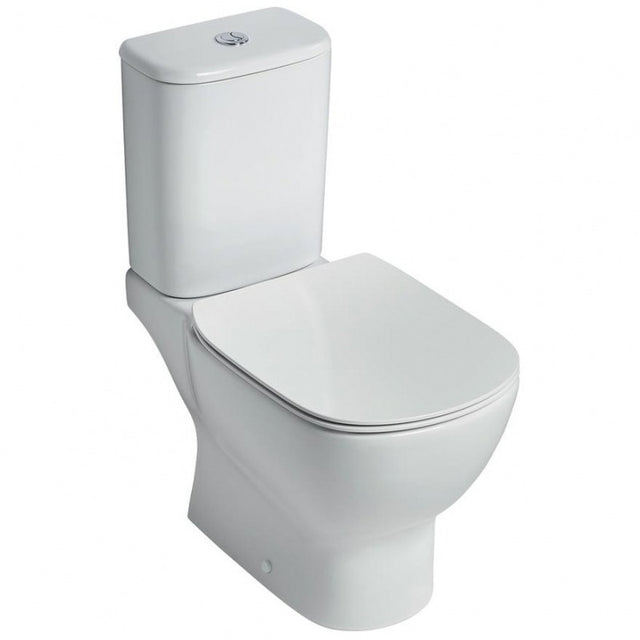 Ideal Standard Tesi White Close Coupled Aquablade Pan - T356401