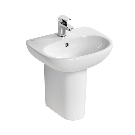 Ideal Standard Tesi Handrinse Washbasin 1 Taphole With Overflow 45cm - White - T031301
