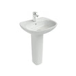 Ideal Standard Tesi Pedestal Basin 1 Tap Hole 500mm - White - T031201 - TAP 'N' SHOWER