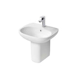 Ideal Standard Tesi Semi Pedestal - White - T357301 - TAP 'N' SHOWER
