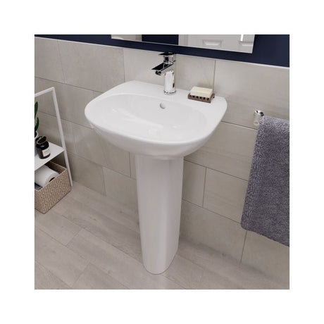 Ideal Standard Tesi Small Full Pedestal - White - T352101 - TAP 'N' SHOWER
