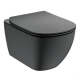 Ideal Standard Tesi Wall Hung Toilet Pan ONLY - Silk Black - T0079V3
