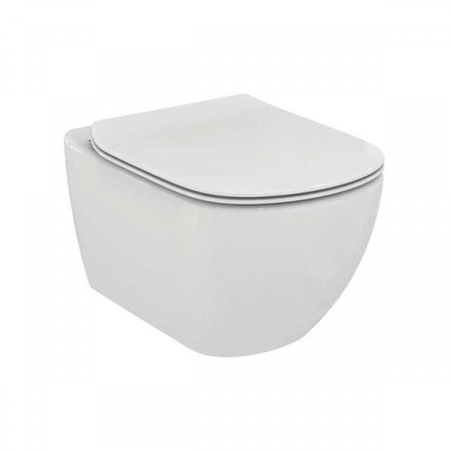 Ideal Standard Tesi Wall Hung Toilet Pan ONLY - Silk White - T0079V1