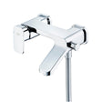 Ideal Standard Tonic Single Lever Exposed Bath Shower Mixer - Chrome - A6338AA - TAP 'N' SHOWER