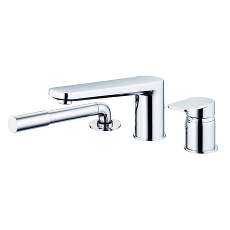 Ideal Standard Tonic Single Lever Three Hole Bath Shower Mixer - Chrome - A6348AA