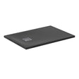 Ideal Standard Ultra Flat S + 1000 x 700mm Shower Tray - Jet Black - T5606FV - TAP 'N' SHOWER