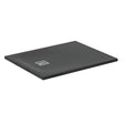 Ideal Standard Ultra Flat S + 1000 x 800mm Shower Tray - Jet Black - T5596FV - TAP 'N' SHOWER