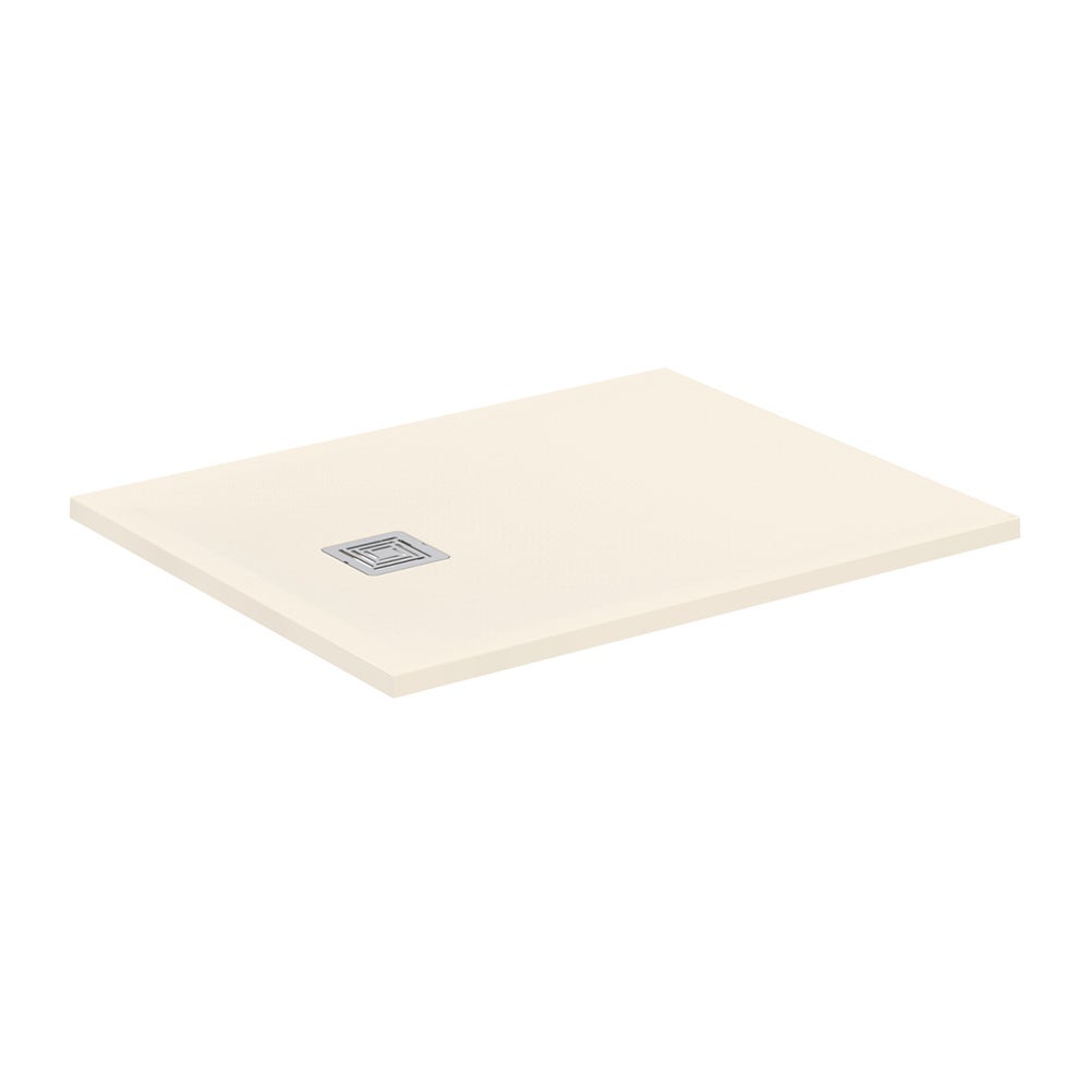 Ideal Standard Ultra Flat S + 1000 x 800mm Shower Tray - Sand - T5596FT - TAP 'N' SHOWER