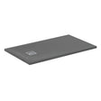 Ideal Standard Ultra Flat S + 1200 x 700mm Shower Tray - Concrete Grey - T5603FS - TAP 'N' SHOWER
