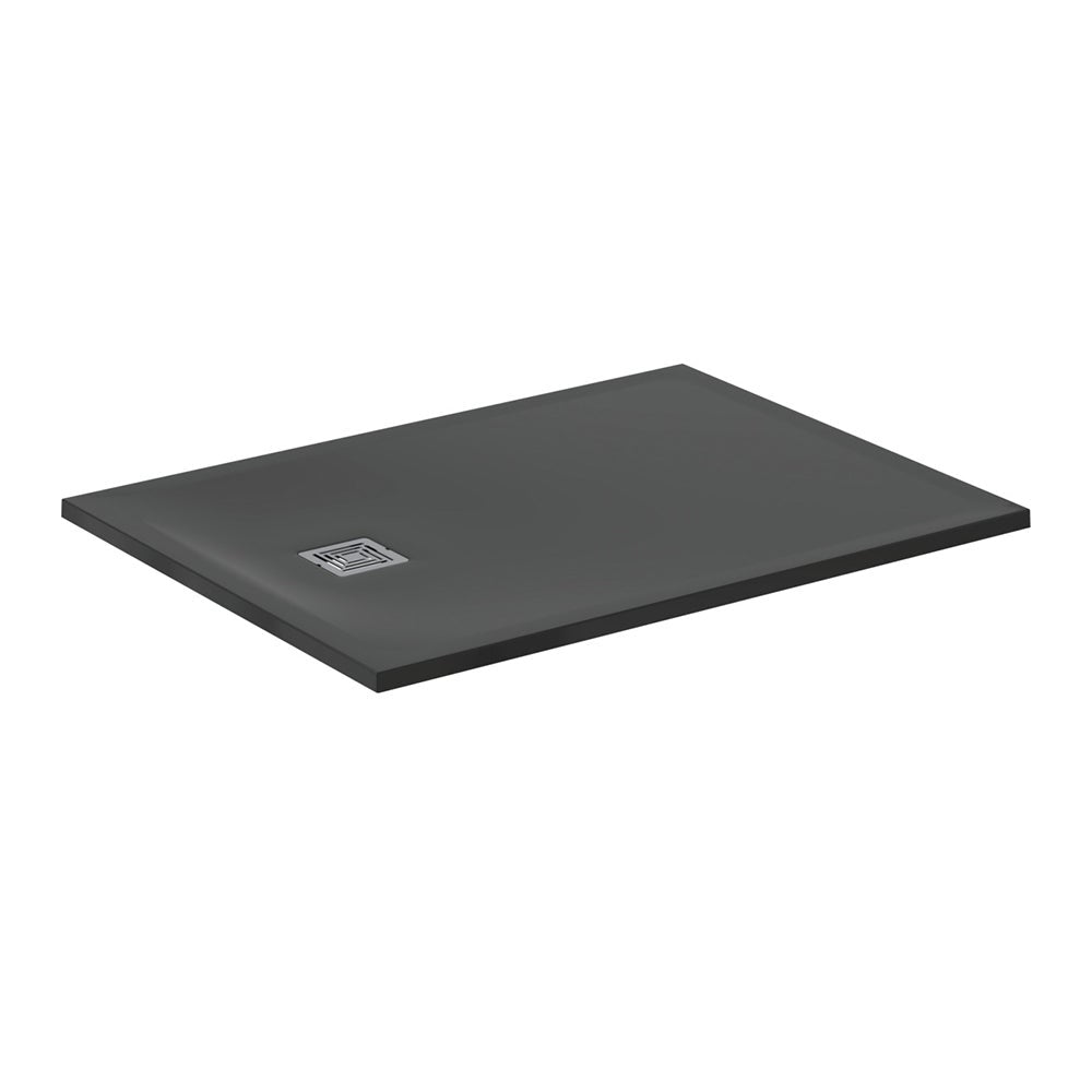 Ideal Standard Ultra Flat S + 1200 x 900mm Shower Tray - Jet Black - T5595FV - TAP 'N' SHOWER