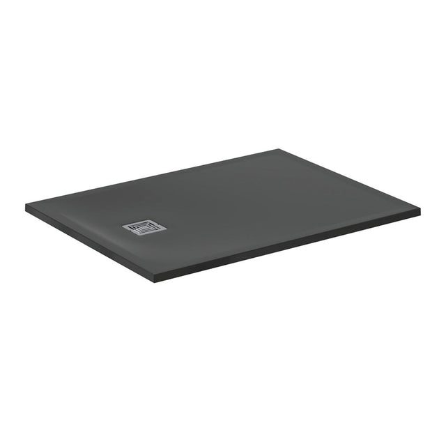 Ideal Standard Ultra Flat S + 1200 x 900mm Shower Tray - Jet Black - T5595FV - TAP 'N' SHOWER