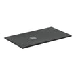 Ideal Standard Ultra Flat S + 1400 x 800mm Shower Tray - Jet Black - T5599FV - TAP 'N' SHOWER