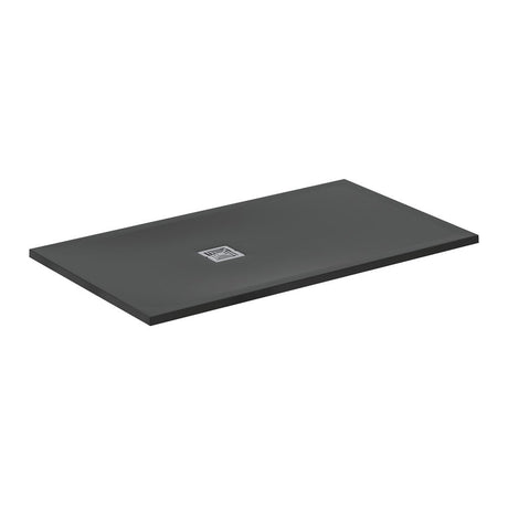 Ideal Standard Ultra Flat S + 1400 x 800mm Shower Tray - Jet Black - T5599FV - TAP 'N' SHOWER