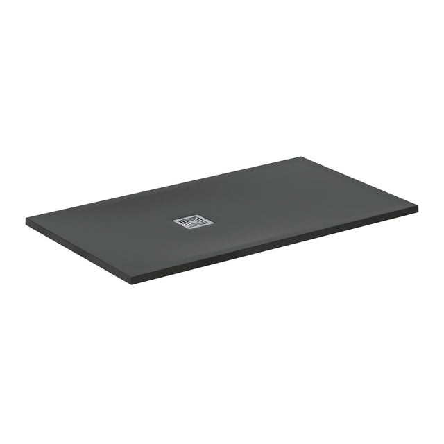 Ideal Standard Ultra Flat S + 1400 x 800mm Shower Tray - Jet Black - T5599FV - TAP 'N' SHOWER