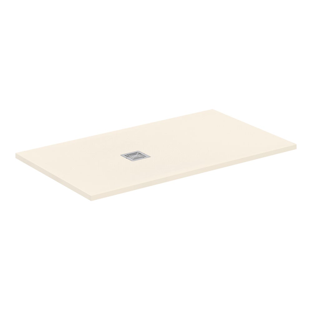 Ideal Standard Ultra Flat S + 1400 x 800mm Shower Tray - Sand - T5599FT - TAP 'N' SHOWER
