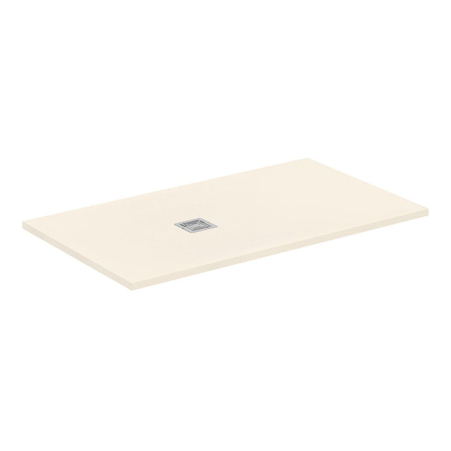 Ideal Standard Ultra Flat S + 1400 x 800mm Shower Tray - Sand - T5599FT - TAP 'N' SHOWER