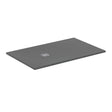 Ideal Standard Ultra Flat S + 1600 x 1000mm Shower Tray - Concrete Grey - T5610FS - TAP 'N' SHOWER