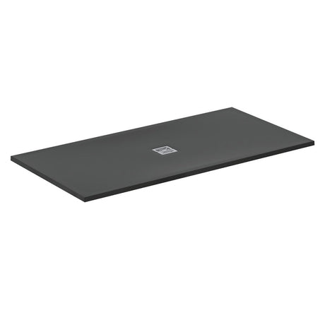 Ideal Standard Ultra Flat S + 1800 x 900mm Shower Tray - Jet Black - T5609FV - TAP 'N' SHOWER