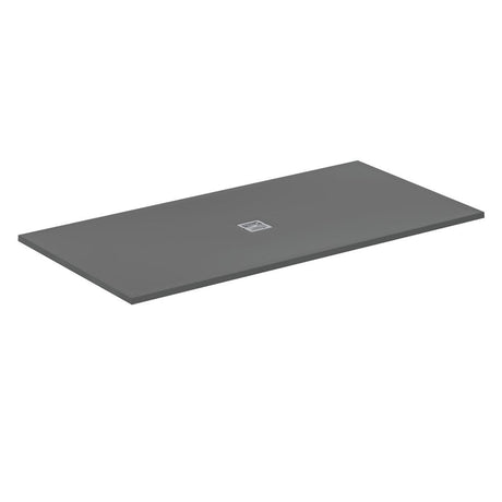 Ideal Standard Ultra Flat S + 2000 x 1000mm Shower Tray - Concrete Grey - T5617FS - TAP 'N' SHOWER