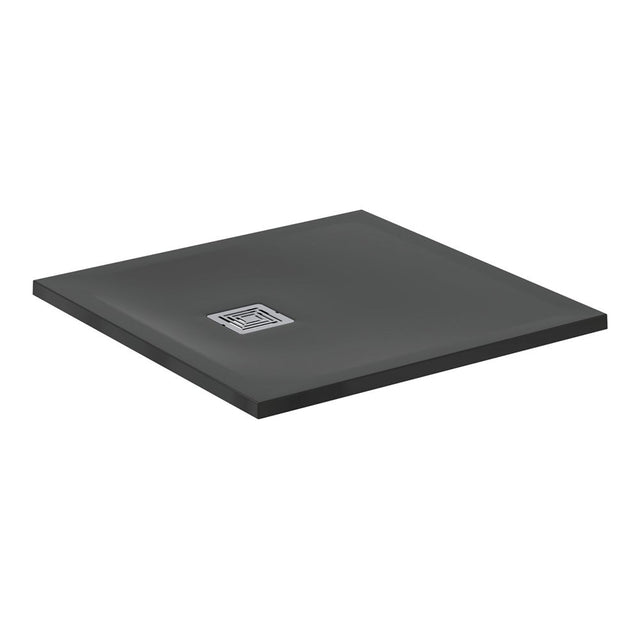 Ideal Standard Ultra Flat S + 800 x 800mm Shower Tray - Jet Black - T5600FV - TAP 'N' SHOWER