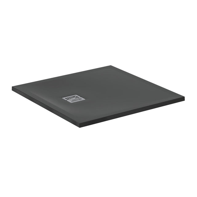 Ideal Standard Ultra Flat S + 900 x 900mm Shower Tray - Jet Black - T5597FV - TAP 'N' SHOWER