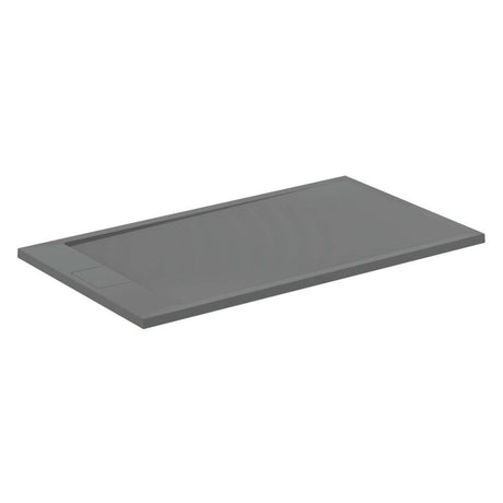 Ideal Standard Ultra Flat S i.life 1400 x 800mm Shower - Concrete Grey - T5570FS - TAP 'N' SHOWER