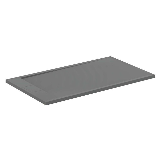 Ideal Standard Ultra Flat S i.life 1400 x 800mm Shower - Concrete Grey - T5570FS - TAP 'N' SHOWER