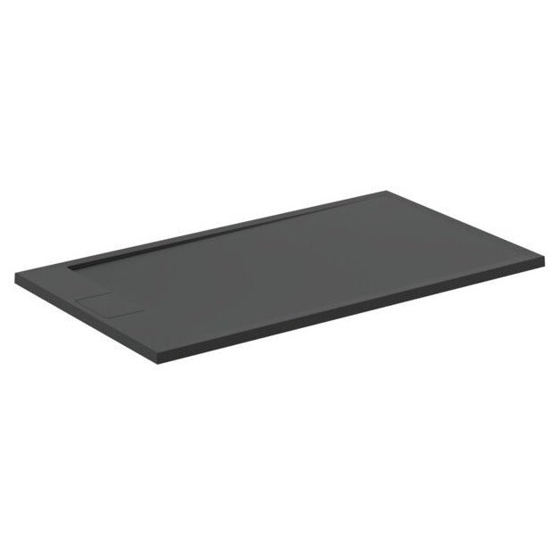 Ideal Standard Ultra Flat S i.life 1400 x 800mm Shower - Jet Black - T5570FV - TAP 'N' SHOWER