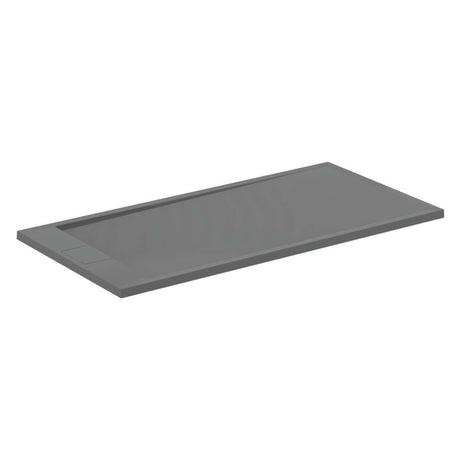 Ideal Standard Ultra Flat S i.life 1600 x 800mm Shower - Concrete Grey - T5571FS - TAP 'N' SHOWER
