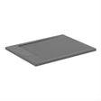 Ideal Standard Ultra Flat S i.life Shower Tray 900mm x 700mm - Concrete Grey - T5237FS - TAP 'N' SHOWER