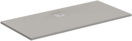 Ideal Standard Ultraflat Shower Tray 170x80 Concrete Grey Rectangle - K8284FS - TAP 'N' SHOWER
