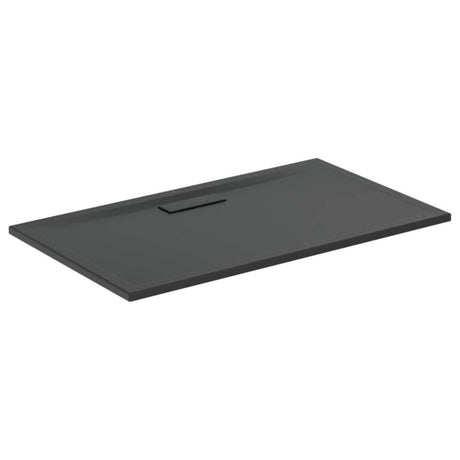 Ideal Standard Ultraflat 1200 x 700mm Shower Tray - Matt Black - T4476V3 - TAP 'N' SHOWER