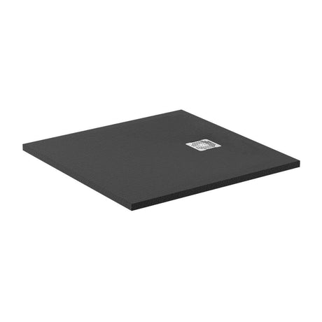 Ideal Standard Ultraflat Shower Tray 100x100 Jet Black Square - K8216FV - TAP 'N' SHOWER
