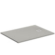 Ideal Standard Ultraflat Shower Tray 100x80 Concrete Grey Rectangle - K8219FS - TAP 'N' SHOWER