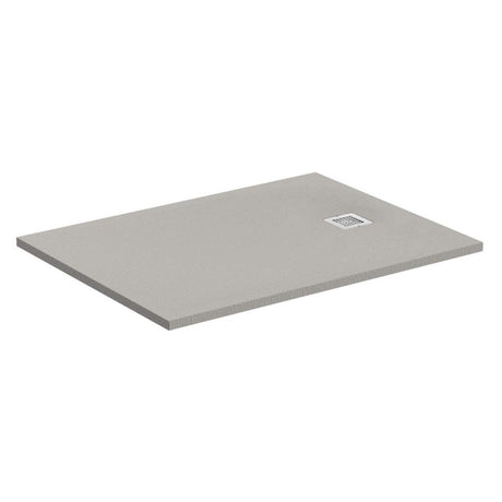 Ideal Standard Ultraflat Shower Tray 100x90 Concrete Grey Rectangle - K8220FS - TAP 'N' SHOWER