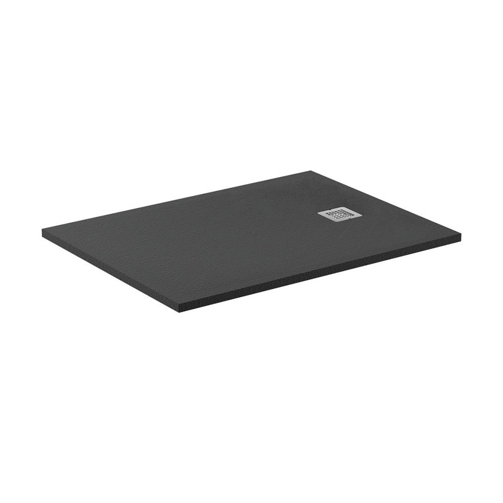 Ideal Standard Ultraflat Shower Tray 120x100 Jet Black Rectangle - K8232FV - TAP 'N' SHOWER
