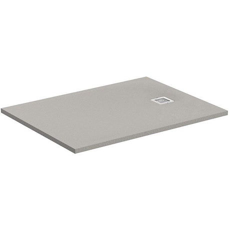 Ideal Standard Ultraflat Shower Tray 120x80 Concrete Grey Rectangle - K8227FS - TAP 'N' SHOWER