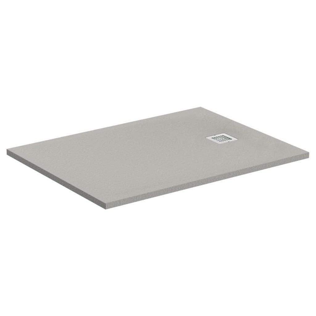 Ideal Standard Ultraflat Shower Tray 160x90 Concrete Grey Rectangle - K8277FS - TAP 'N' SHOWER
