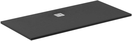 Ideal Standard Ultraflat Shower Tray 170x80 Jet Black Rectangle - K8284FV - TAP 'N' SHOWER