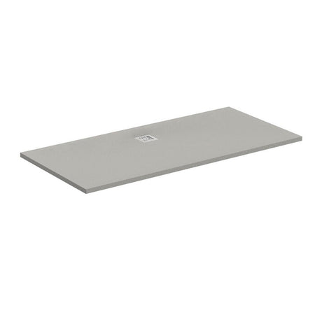 Ideal Standard Ultraflat Shower Tray 180x100 Concrete Grey Rectangle - K8320FS - TAP 'N' SHOWER
