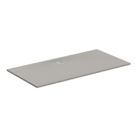 Ideal Standard Ultraflat Shower Tray 200x100 Concrete Grey Rectangle - K8327FS - TAP 'N' SHOWER