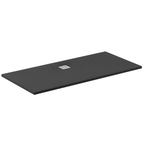 Ideal Standard Ultraflat Shower Tray 200x100 Jet Black Rectangle - K8327FV - TAP 'N' SHOWER